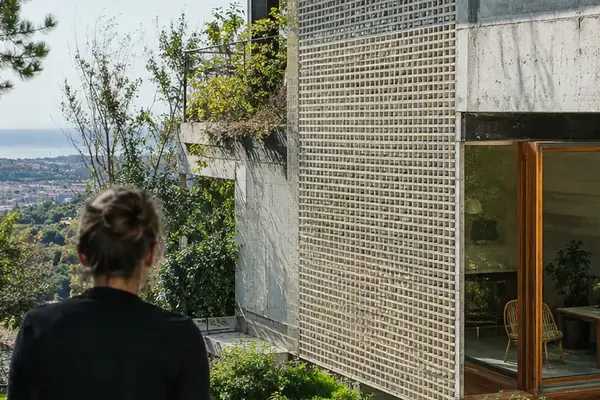Balancing Porosity and Permanence: A Material Analysis of Villa 7's Hybrid Envelope