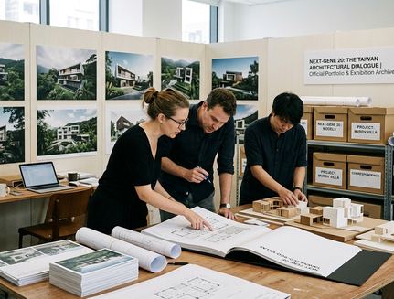 Official architectural portfolio and exhibition archive for the Next-Gene 20 project, showcasing 20